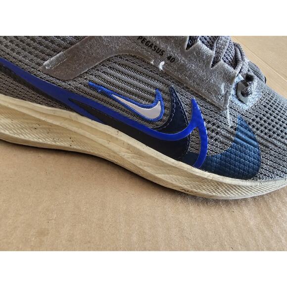 Men Nike Air Zoom Pegasus 40 Sneakers Shoes Smoke Grey/Multi Color FB7179-002 8 - Picture 4 of 15